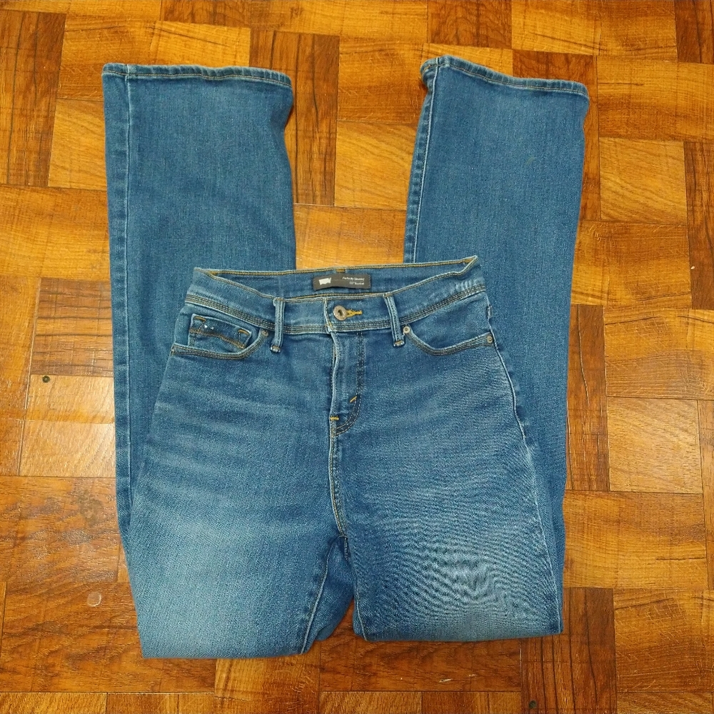 2013 Levi's 512 Bootcut Perfectly Slimming Embroidered Women's Size 2M